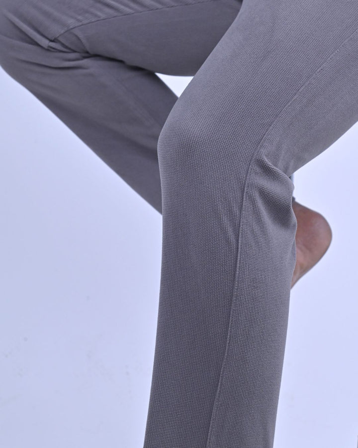 Grey Textured - Corduroy Pant
