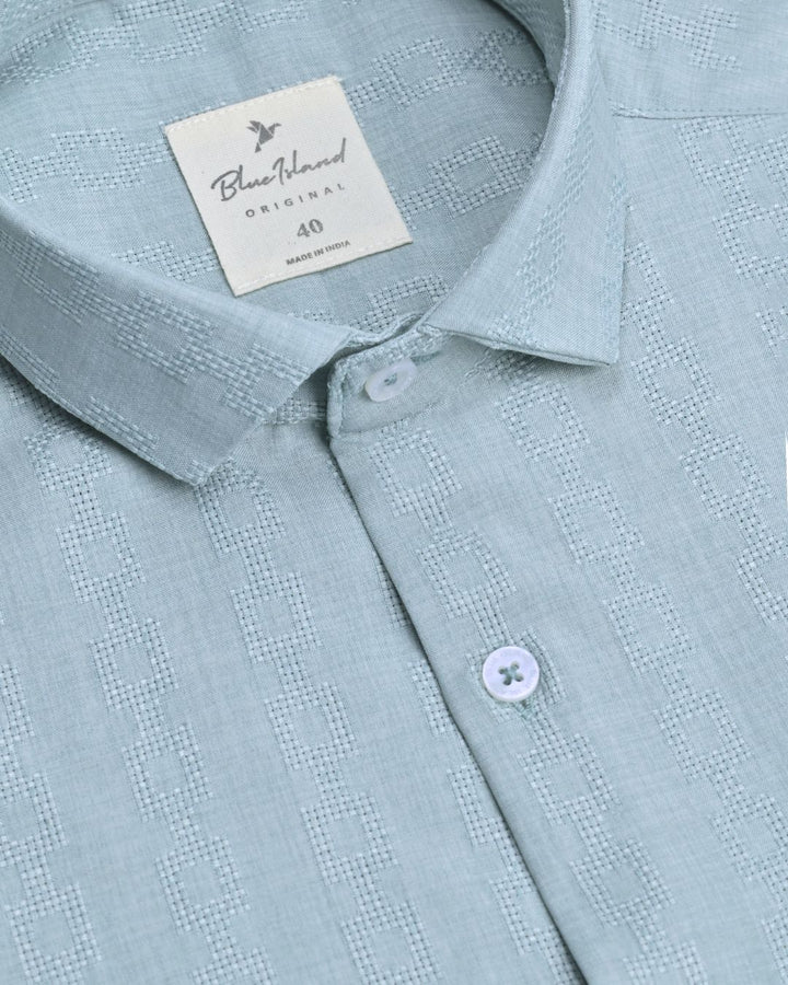 Sliver Grey Chain Pattern - Half - Airlite Shirt