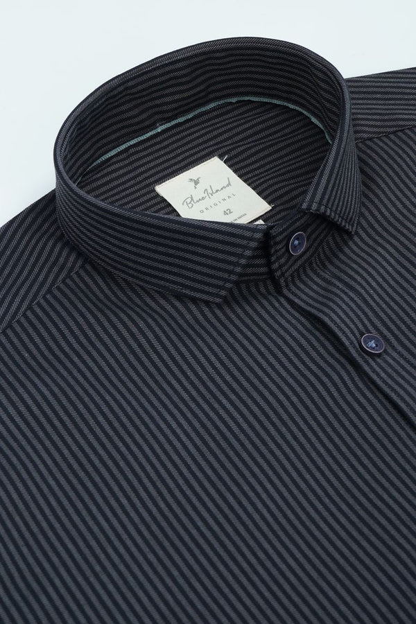 Black & Grey Formal Stripes - Full-Stain Proof