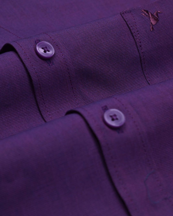 Royal Violet Solid - Full-Giza Cotton