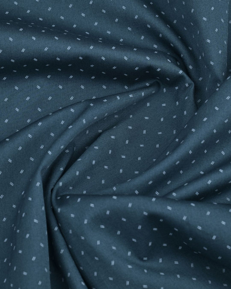 Green Twin Dash Print -Full-Stain Proof