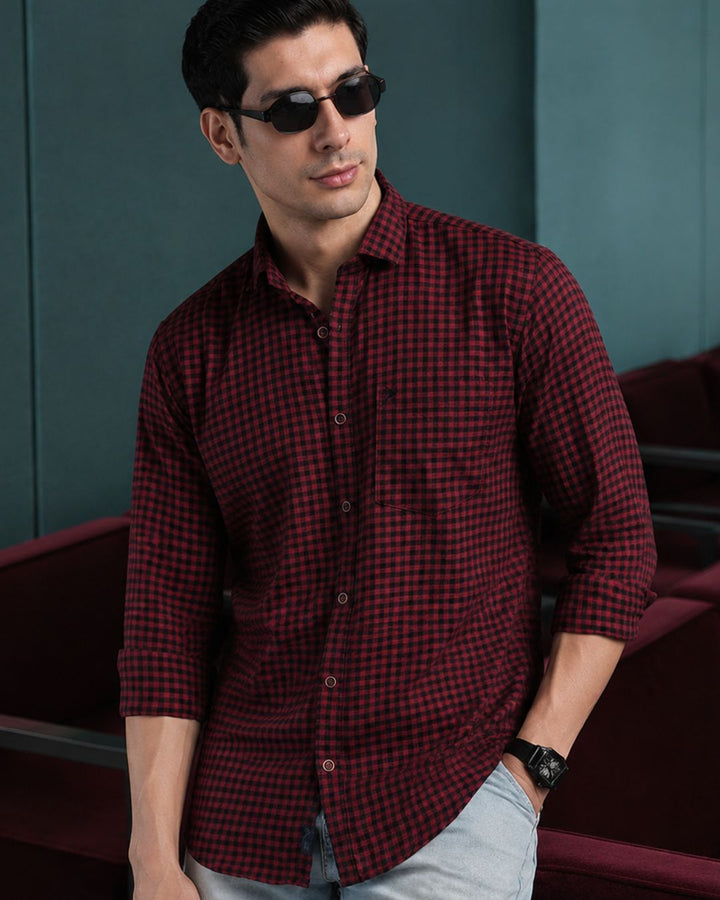 Red & Black Mini Checks - Full-Stain Proof