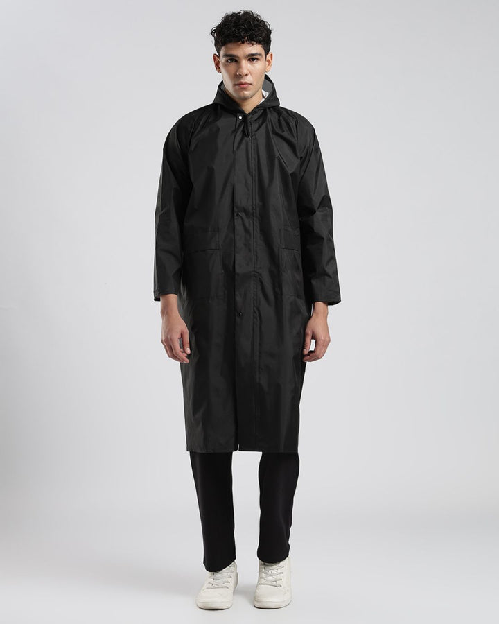 Black - Poncho Rain Jacket (Pant Not Included)
