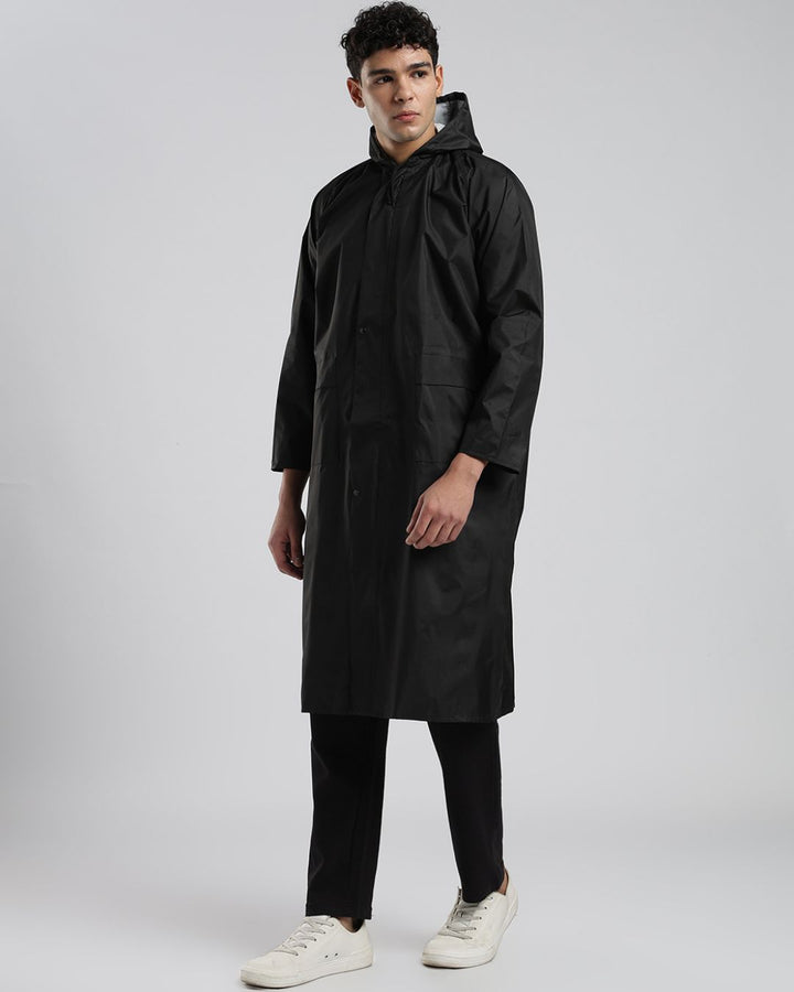 Black - Poncho Rain Jacket (Pant Not Included)