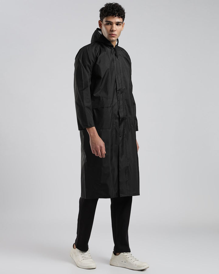 Black - Poncho Rain Jacket (Pant Not Included)