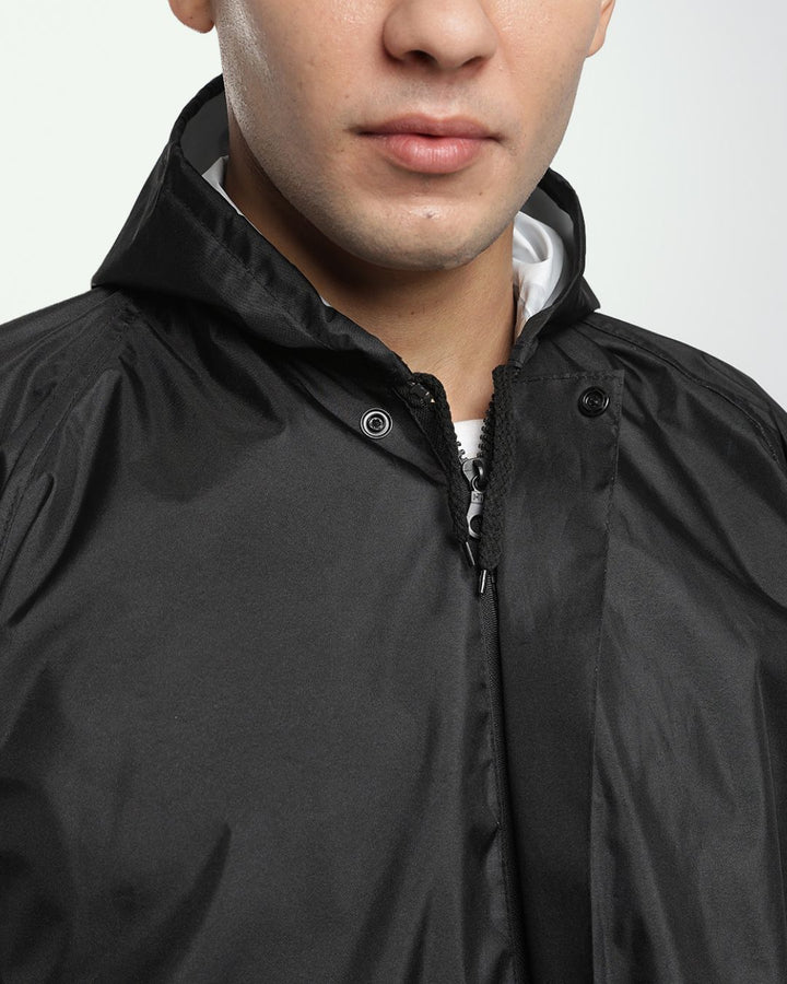 Black - Poncho Rain Jacket (Pant Not Included)