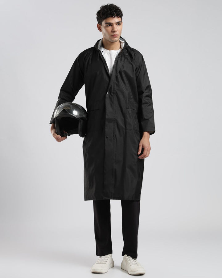 Black - Poncho Rain Jacket (Pant Not Included)