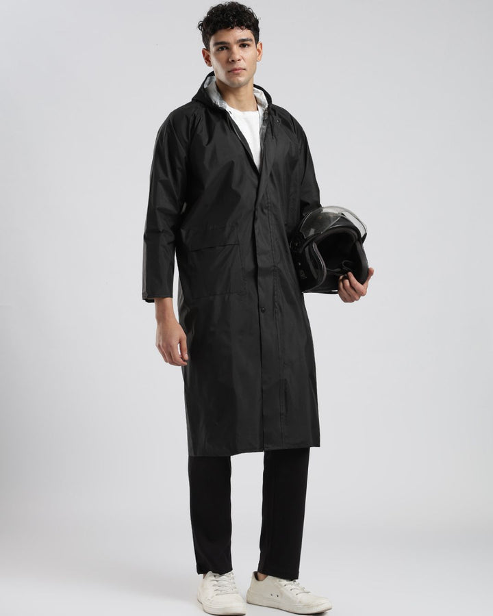 Black - Poncho Rain Jacket (Pant Not Included)