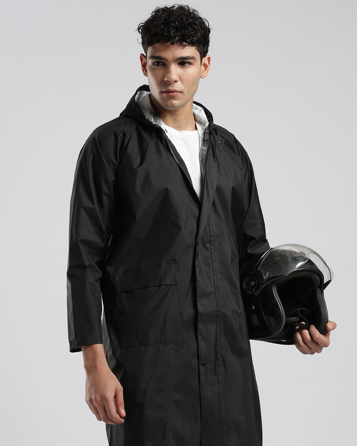 Black - Poncho Rain Jacket (Pant Not Included)