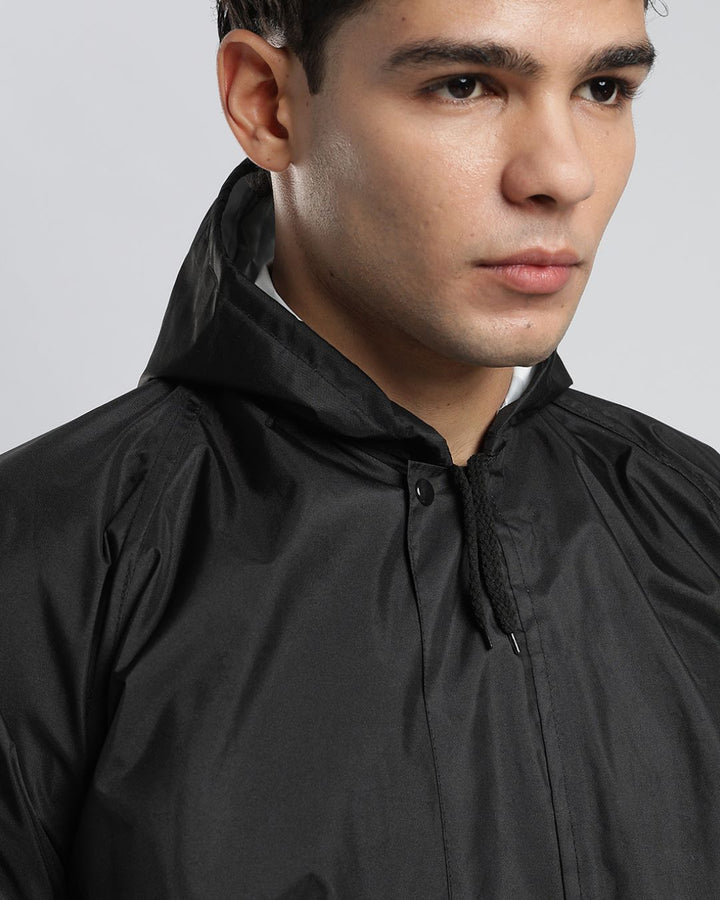 Black - Poncho Rain Jacket (Pant Not Included)