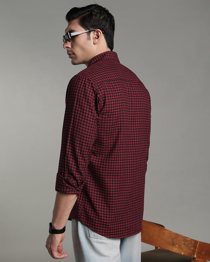 Red & Black Mini Checks - Full-Stain Proof