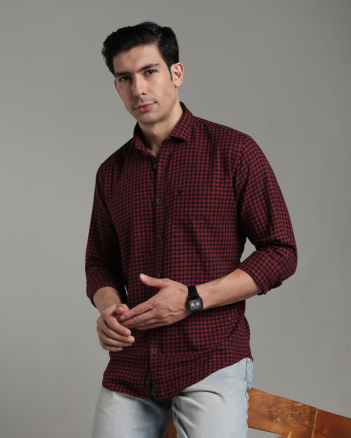 Red & Black Mini Checks - Full-Stain Proof