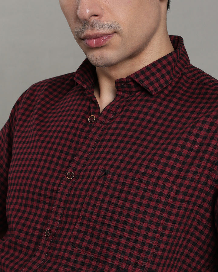 Red & Black Mini Checks - Full-Stain Proof