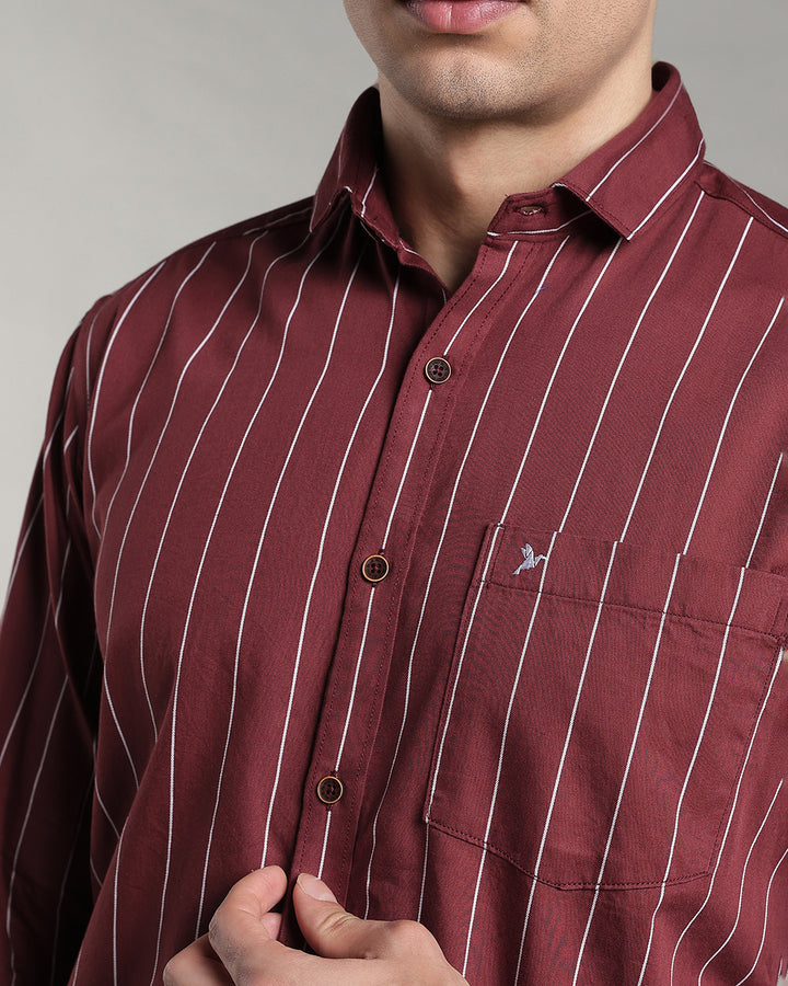 Mighty Maroon Stripes - Full-Stain Proof