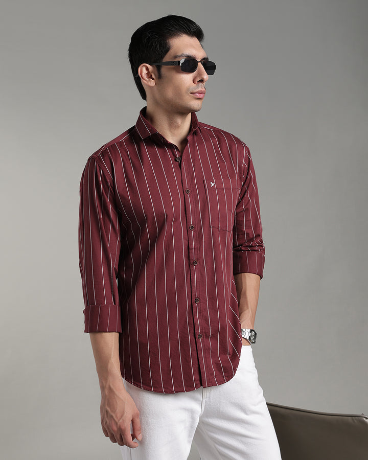 Mighty Maroon Stripes - Full-Stain Proof
