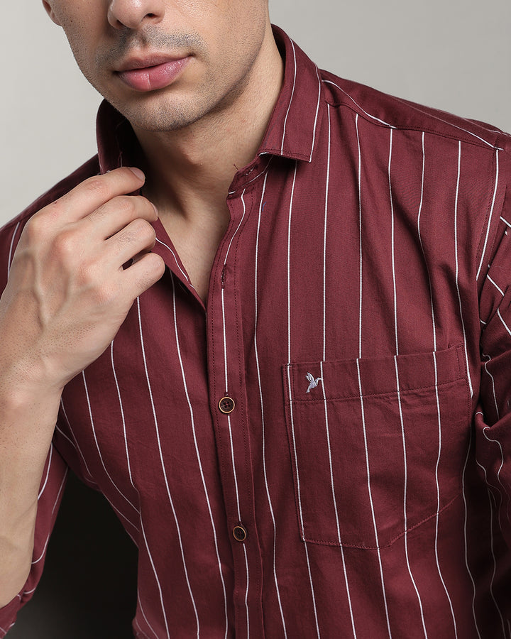Mighty Maroon Stripes - Full-Stain Proof