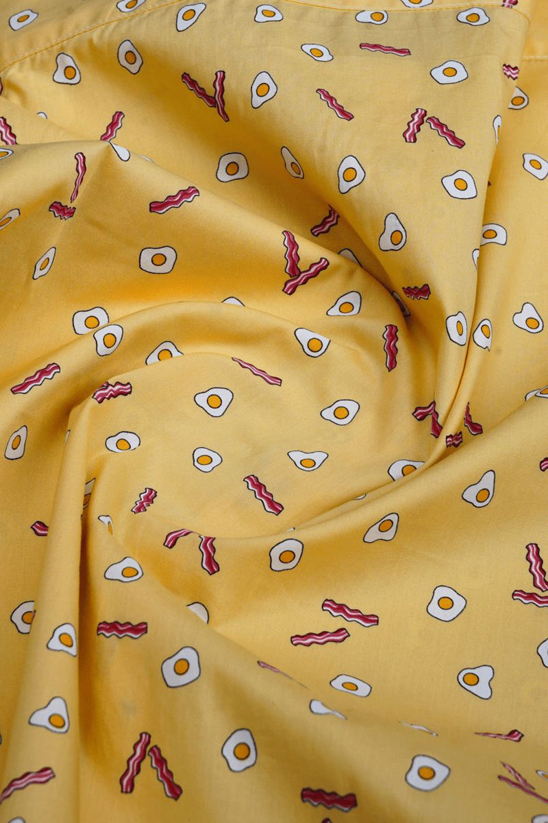 KIDS - Yellow Yolk Print - Half-Stain Proof Shirt