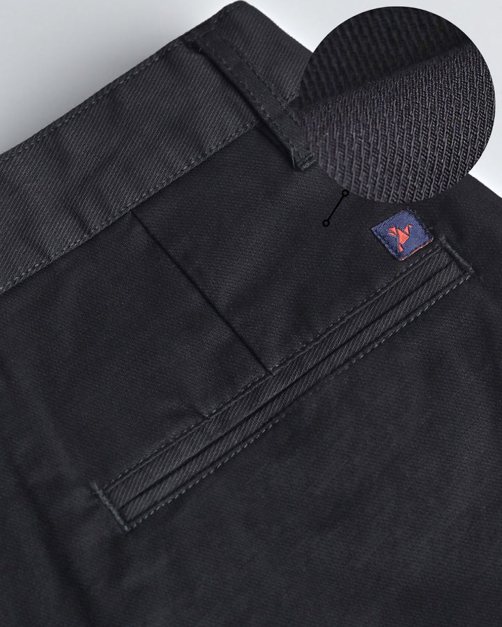 Black Cross Weave - Dobby Pant