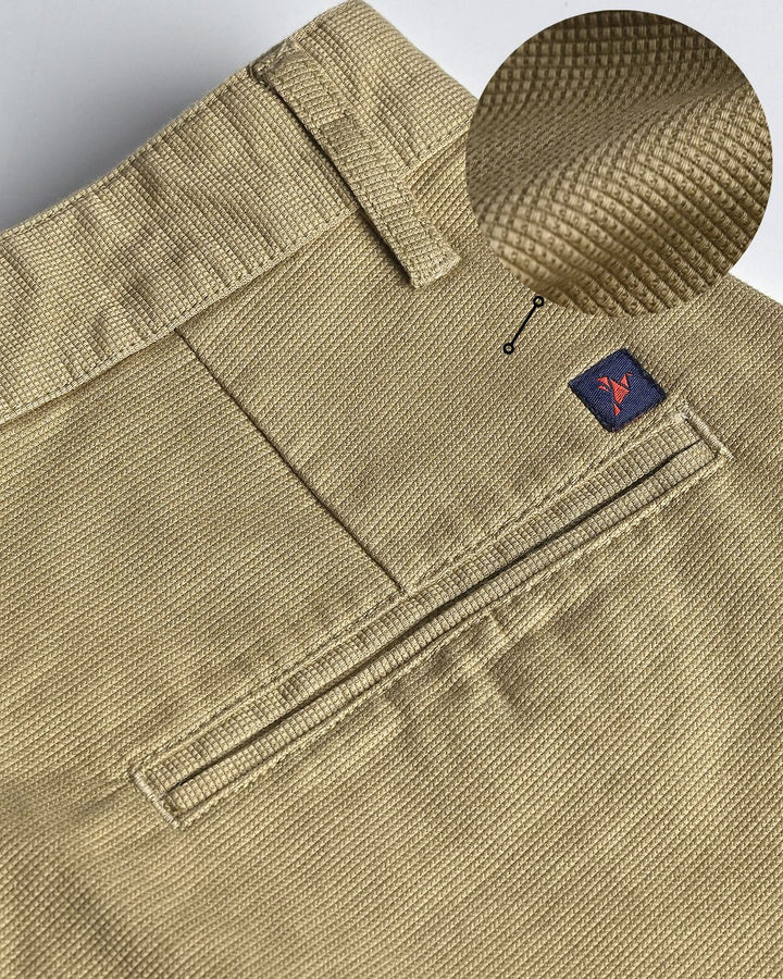 Desert Cream Mini Weave - Dobby Pant
