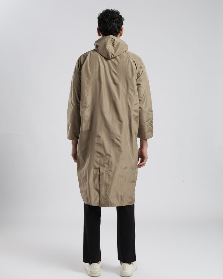 Khaki - Poncho Rain Jacket (Pant Not Included)