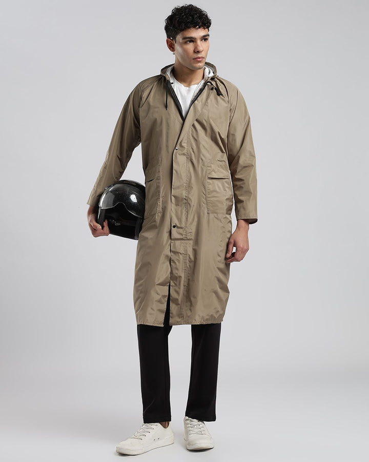 Khaki - Poncho Rain Jacket (Pant Not Included)