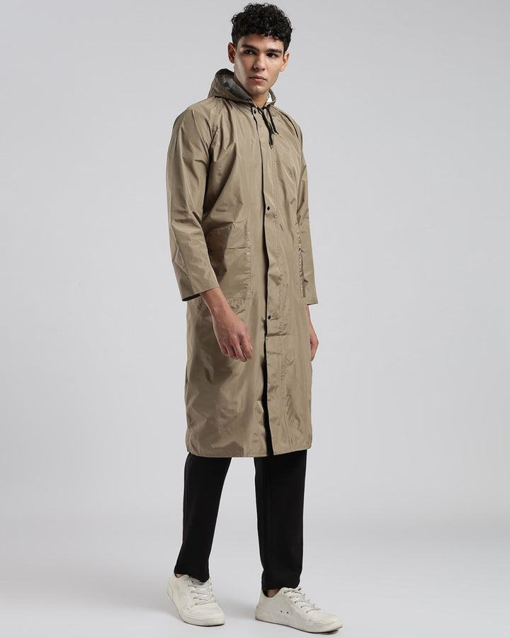 Khaki - Poncho Rain Jacket (Pant Not Included)