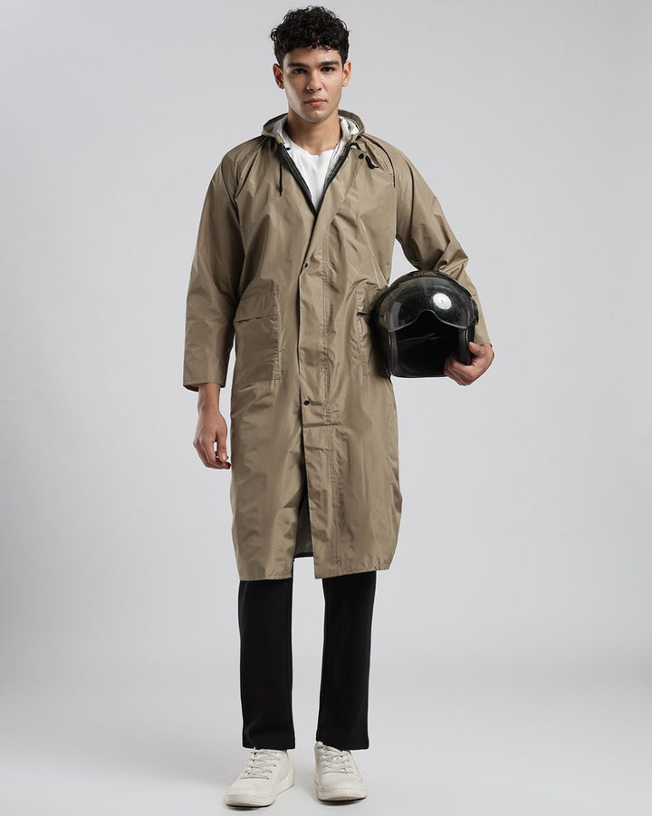 Khaki - Poncho Rain Jacket (Pant Not Included)