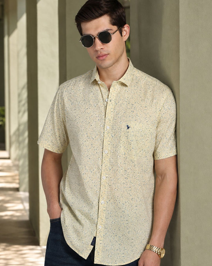 Cheesy Yellow Print -Half-Stain Proof