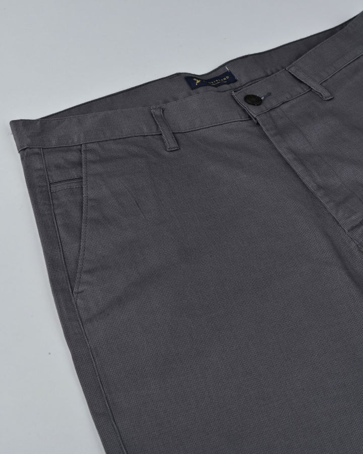 Metal Grey Pixel Printed - 2 way stretch - COTTON PANT