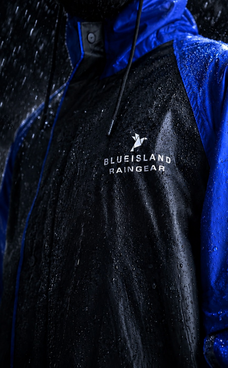 Rain Jacket with Pant and Mobile Pouch