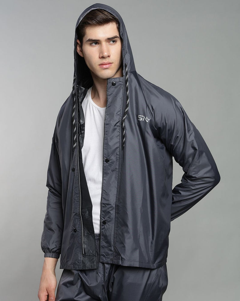 SNS Classic Grey - Rain Jacket with Pant
