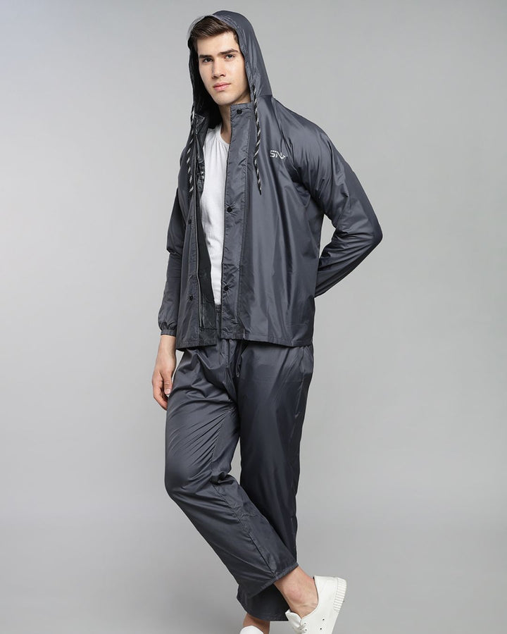 SNS Classic Grey - Rain Jacket with Pant