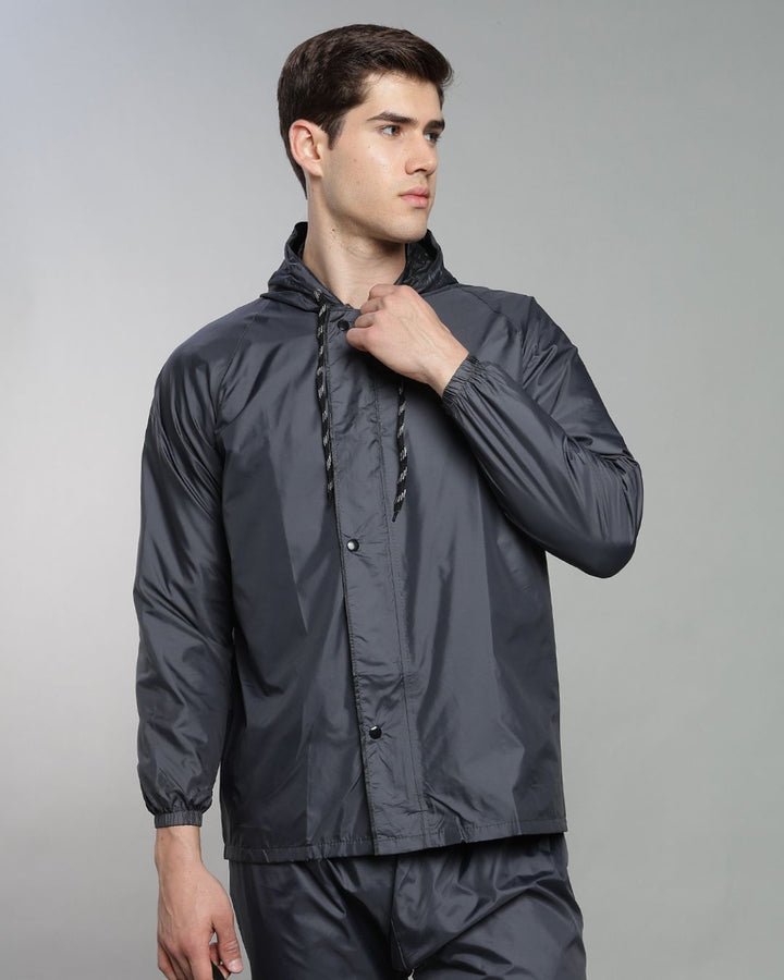 SNS Classic Grey - Rain Jacket with Pant
