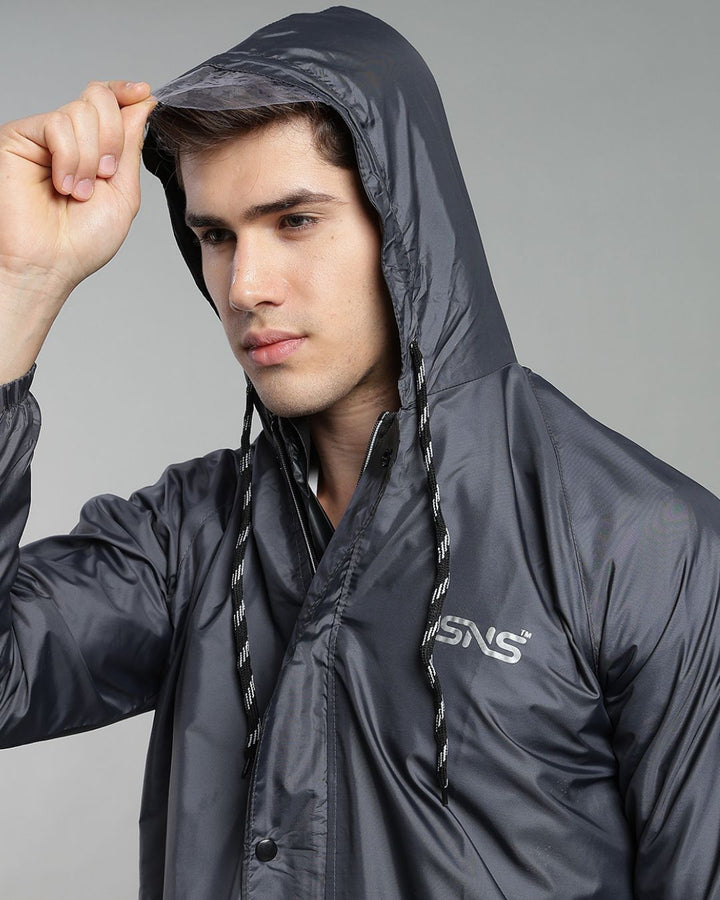 SNS Classic Grey - Rain Jacket with Pant