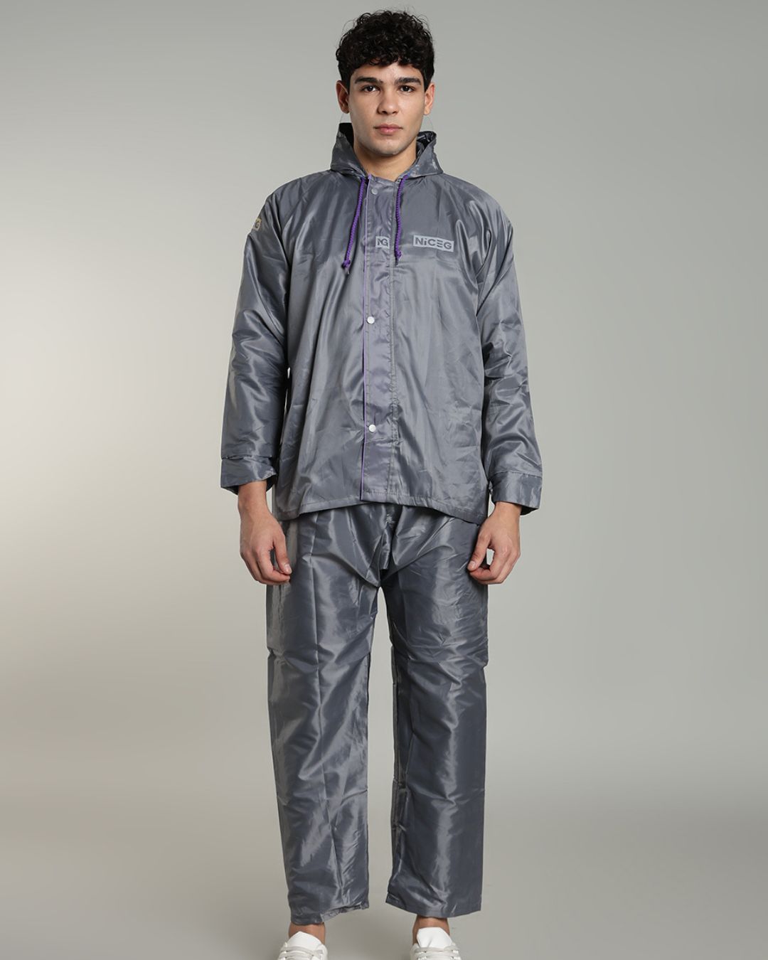 Rain Jacket for Men | Waterproof Rainwear Set with Hood