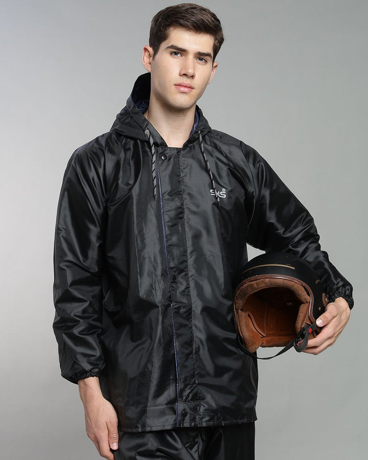 SNS Black - Rain Jacket with Pant