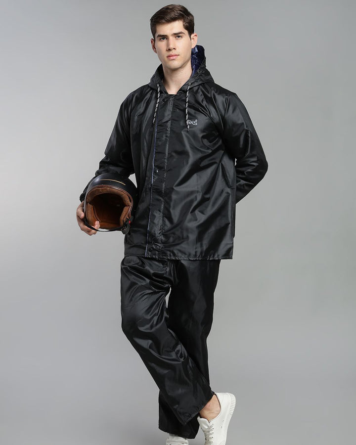 SNS Black - Rain Jacket with Pant