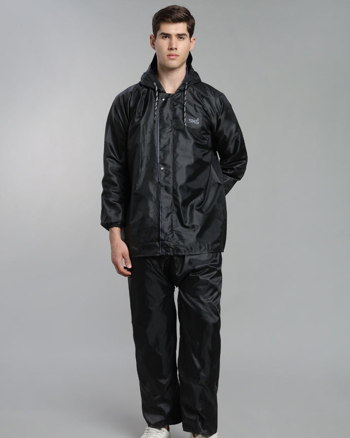 SNS Black - Rain Jacket with Pant