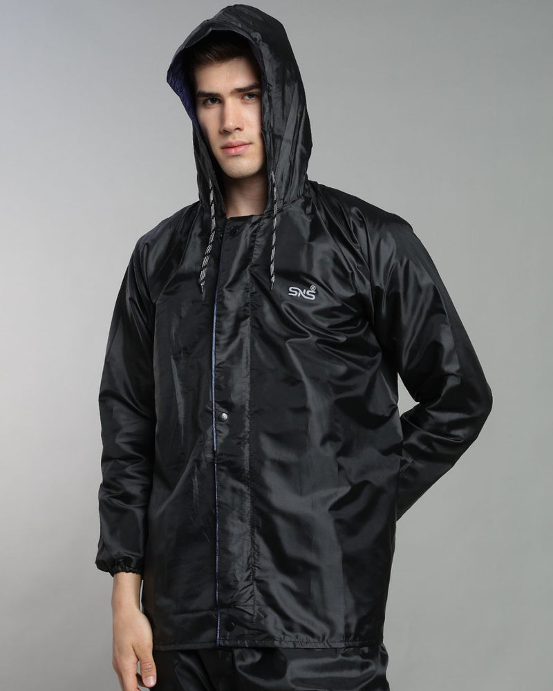 SNS Black - Rain Jacket with Pant