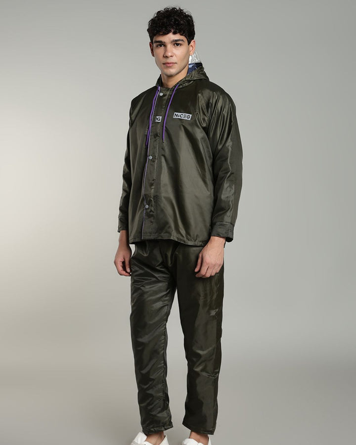 NG Olive - Rain Jacket with Pant