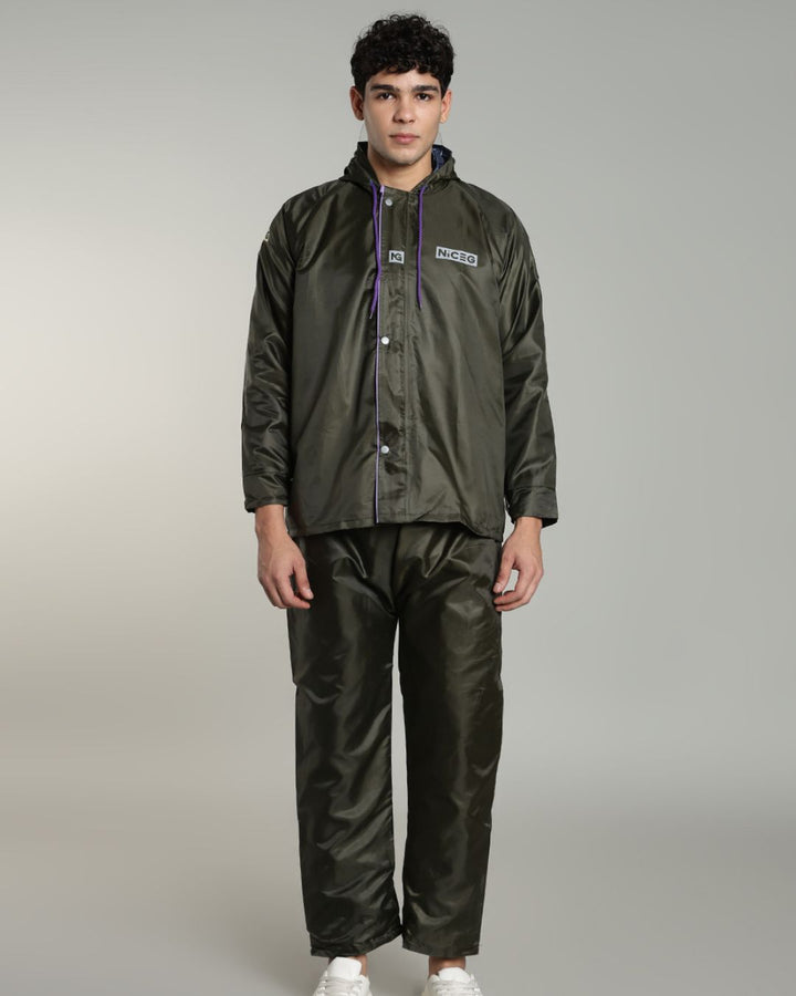 NG Olive - Rain Jacket with Pant