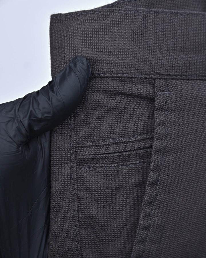 Dark Grey Mini Weave - Dobby Pant