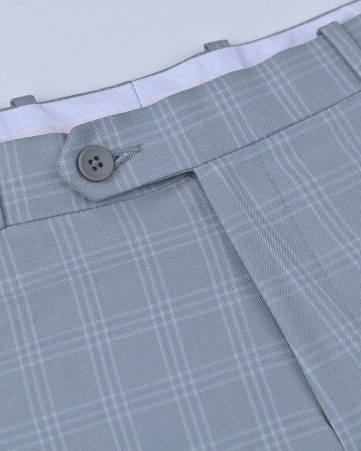 Grey Triline Checks - Wrinkle free Formal Pant