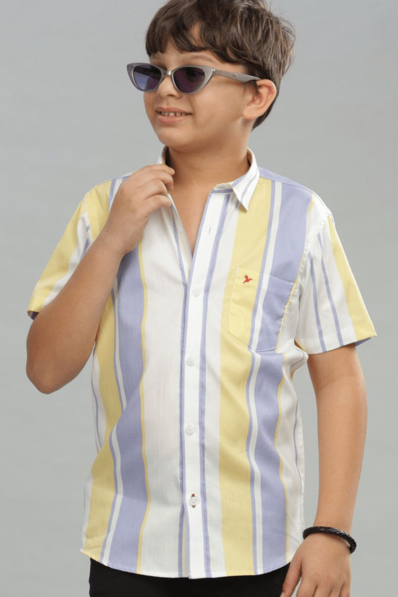 KIDS - Summer Stripes - Half-Stain Proof Shirt