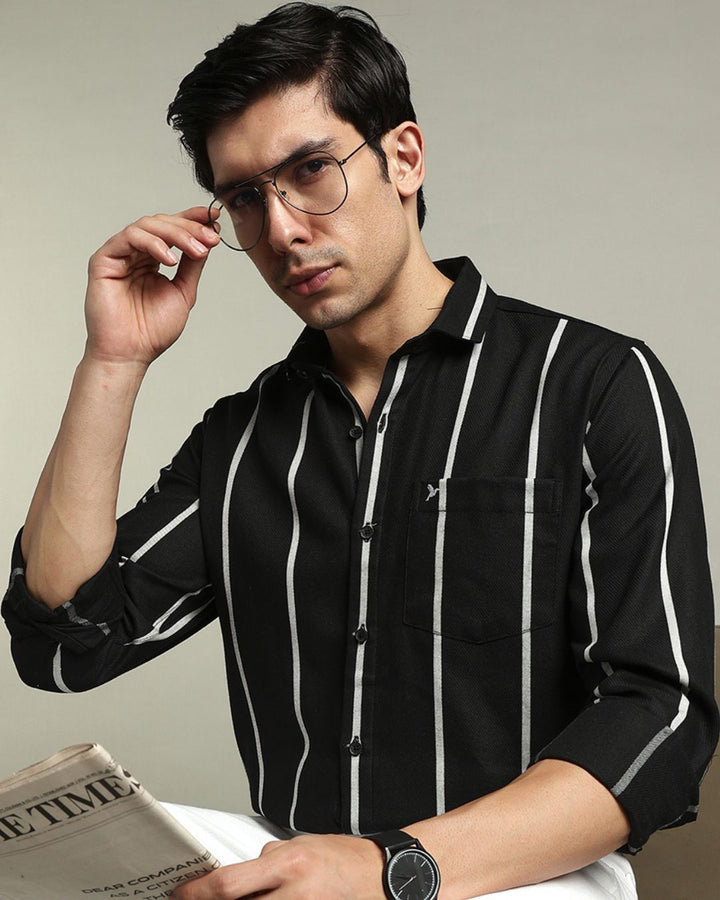 Black Stripes  -Full-Stain Proof