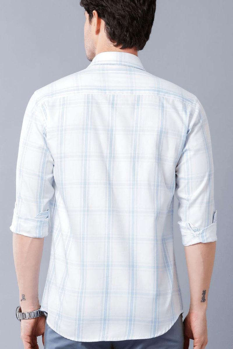 Snow White Checks - Full-Stain Proof