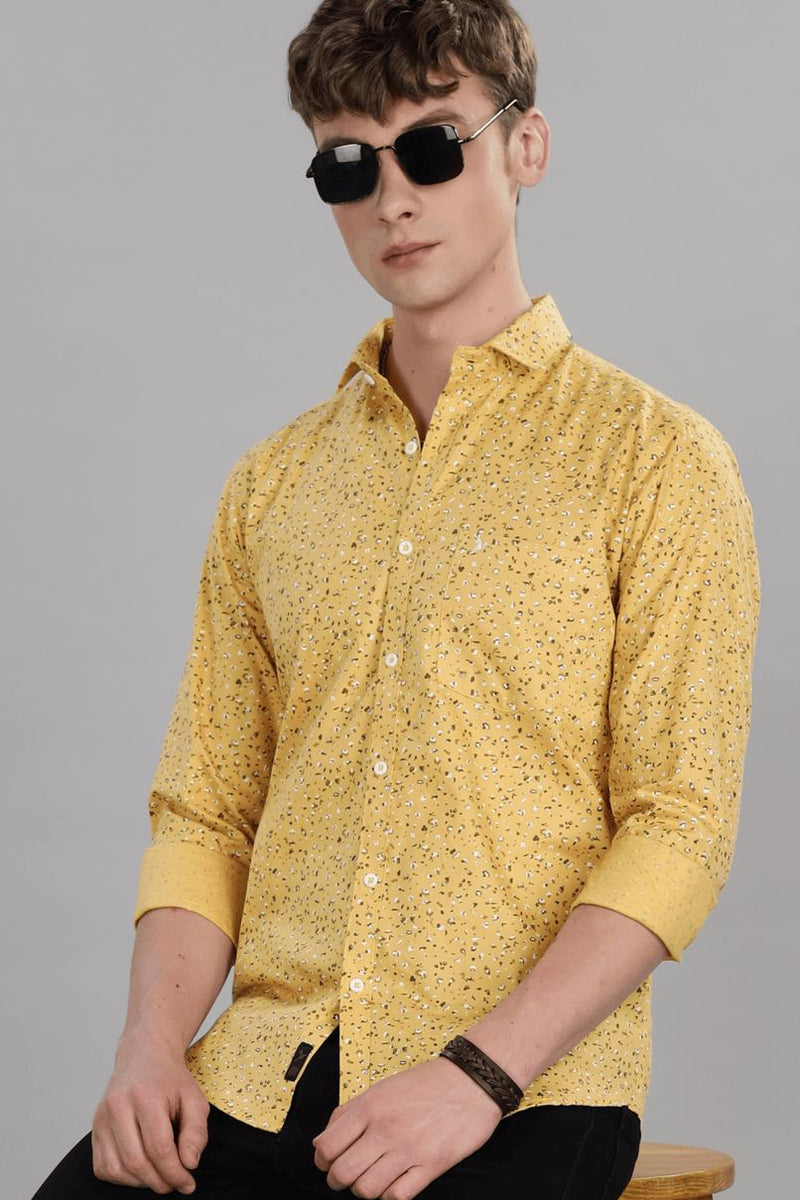 Yellow Cheese Print -Full-Stain Proof