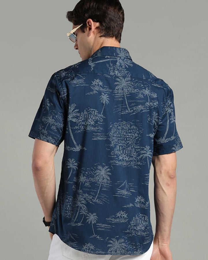 Sapphire Island Print -Half-Stain Proof