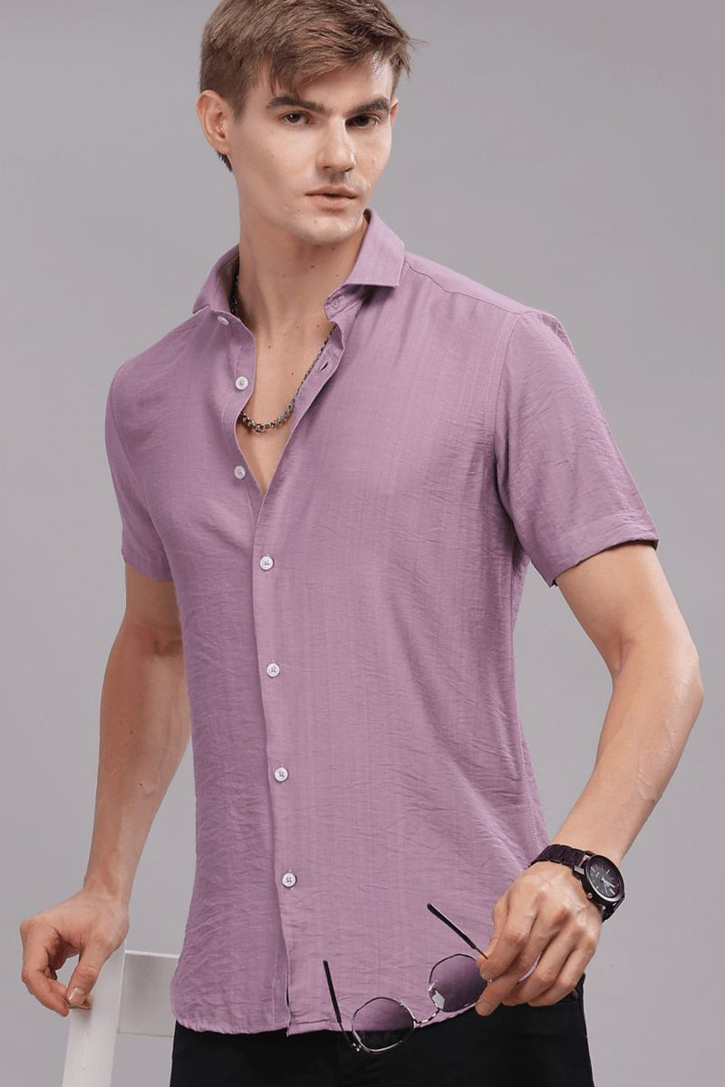 Mild Violet - Half Sleeve - Airlite Shirt