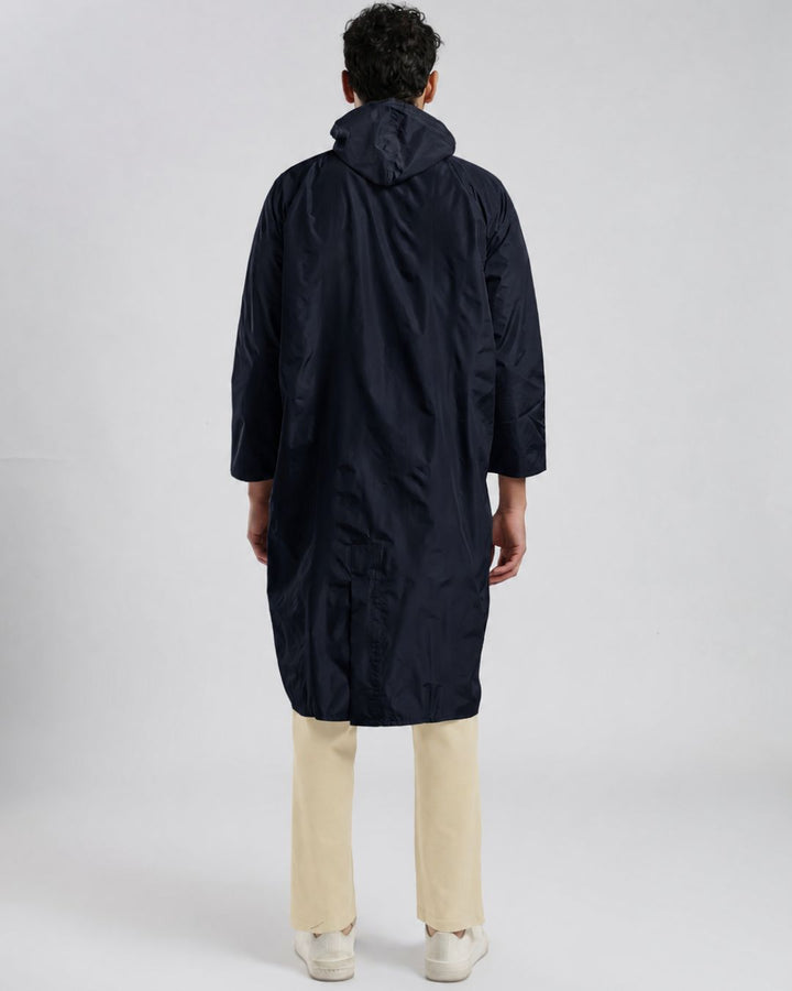 Matte Navy - Poncho Rain Jacket (Pant Not Included)